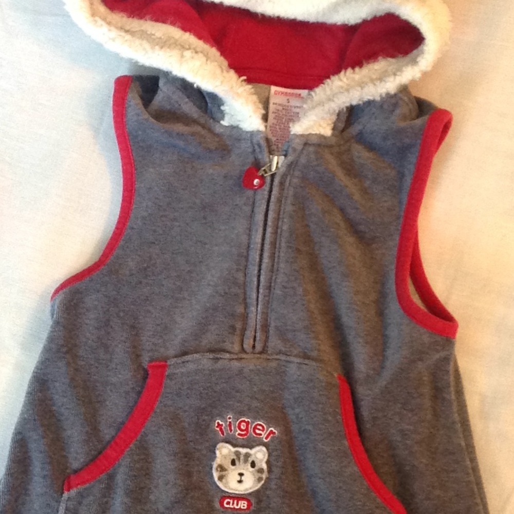 Cute Gymboree hooded dress size 5